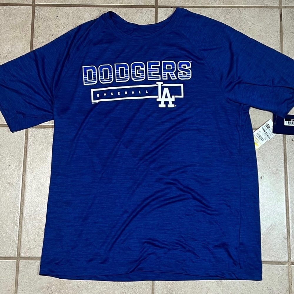 Fanatics MLB Los Angeles Dodgers Dri fit Tshirt Size L